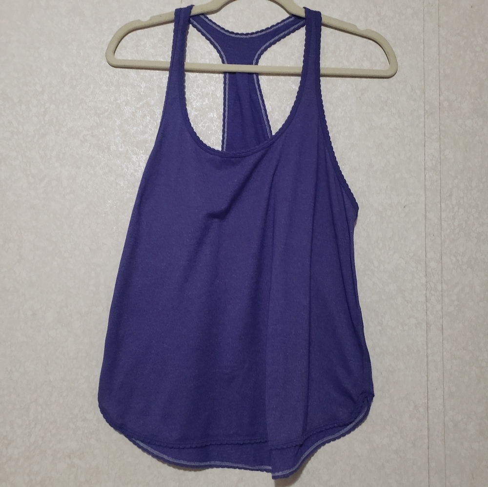 LULULEMON..Purple Racerback Relaxed Tank Top...SIZE:M